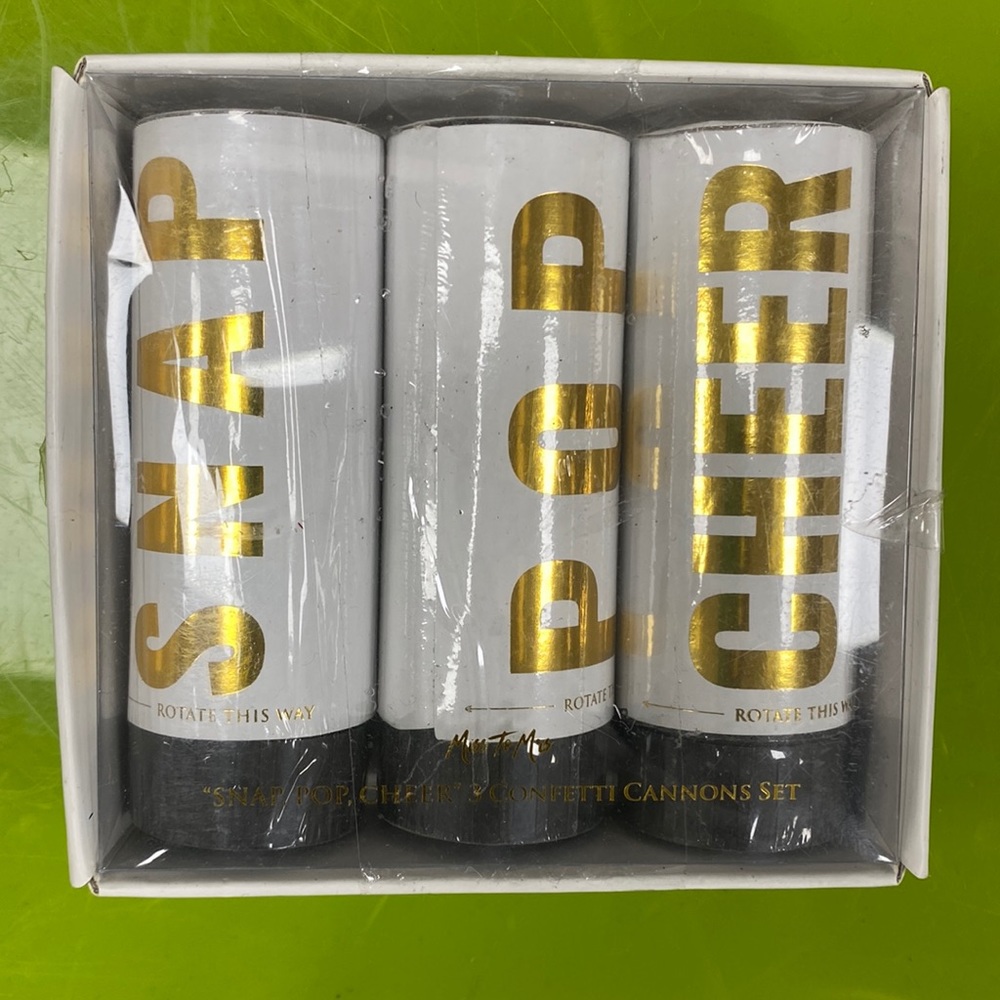 Confetti Cannon Set of 3